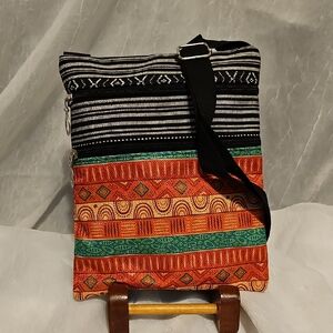 Colorful Striped Boho Women's Bag